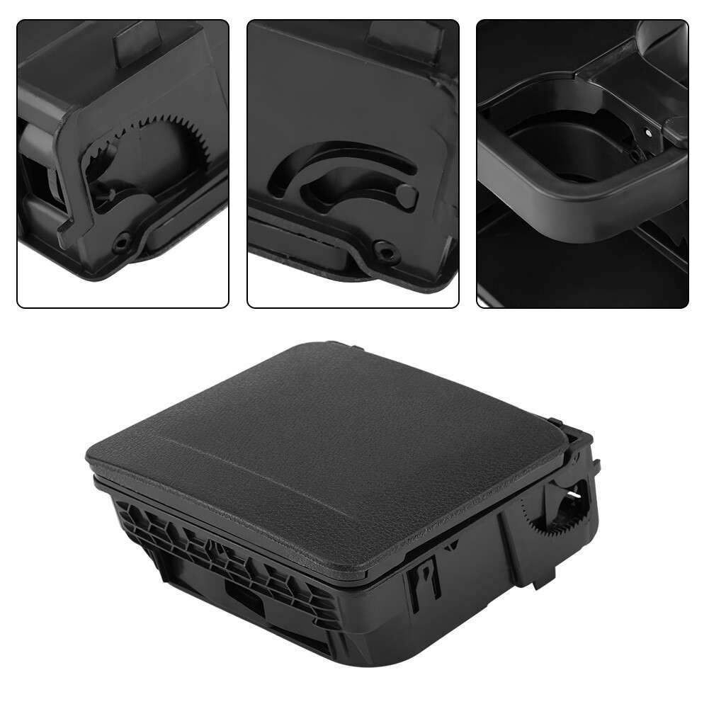 Car Auto Rear Armrest Central Console Cup Holder For GTI MK5 MK6