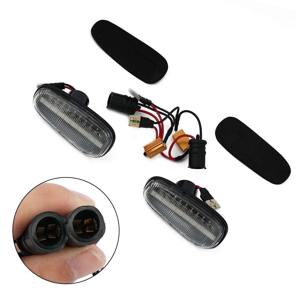 1 Pair For STS 05-11 Fender Side Marker Light 12V LED Turn Signal Lamp