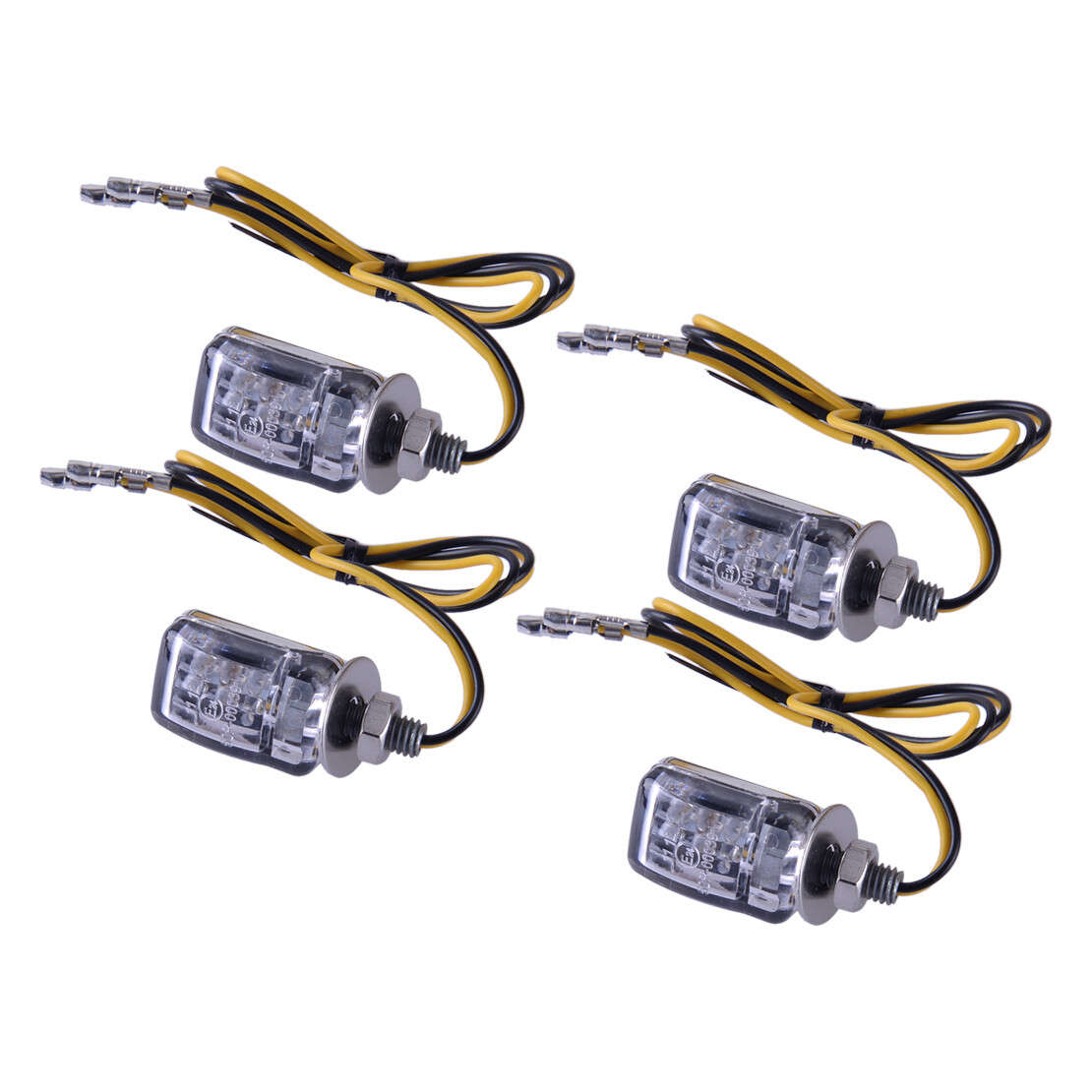 4pc Universal LED Mini Turn Signal Light for Motorcycle Scooter Quad ATV New