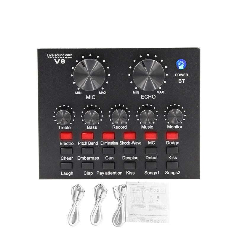 Essential Equipment V8 External Audio Device Compatible With Many Uses
