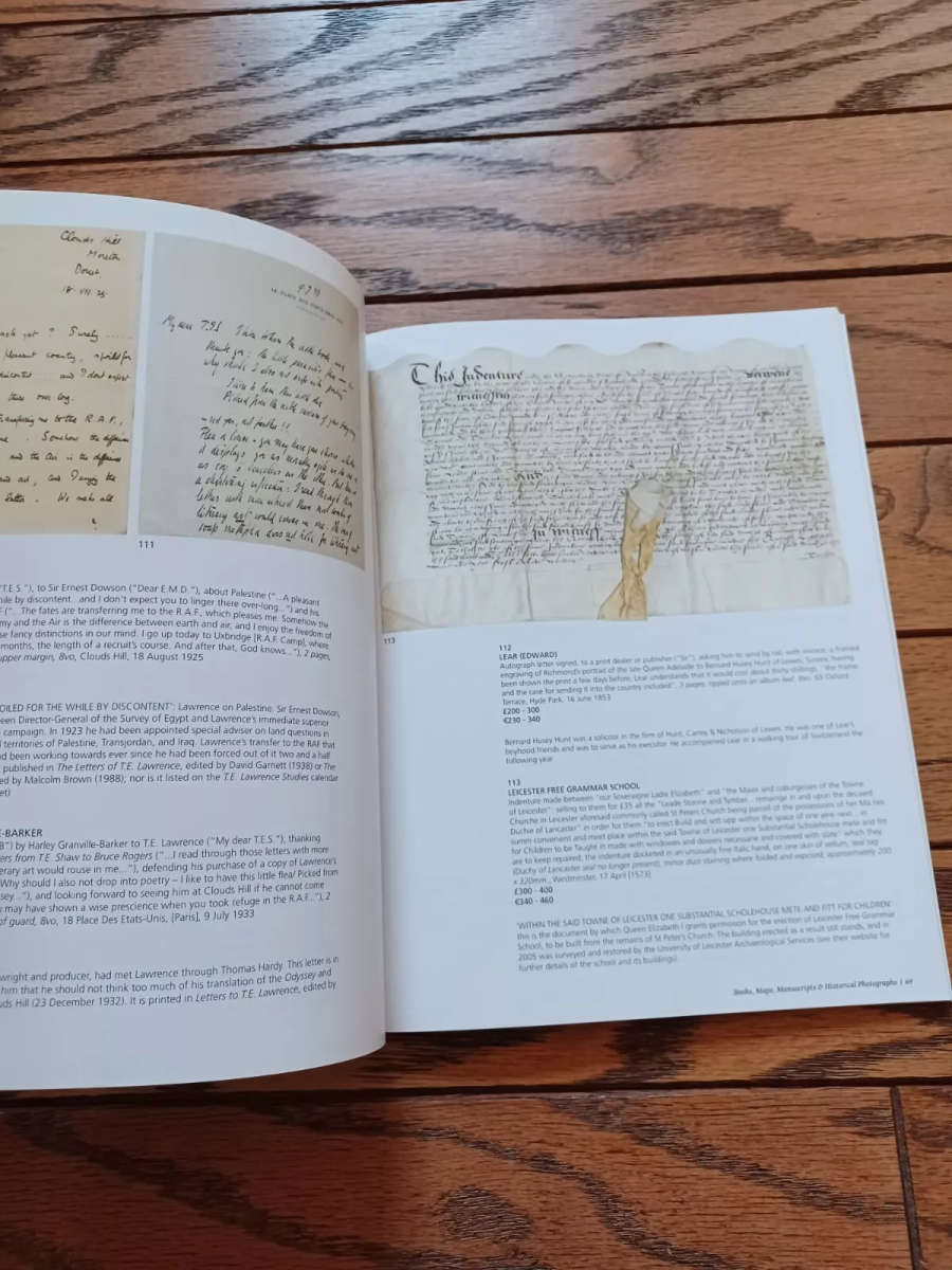 The autograph letters & manuscripts of the late Michael Silverman (Bonhams catalogue)