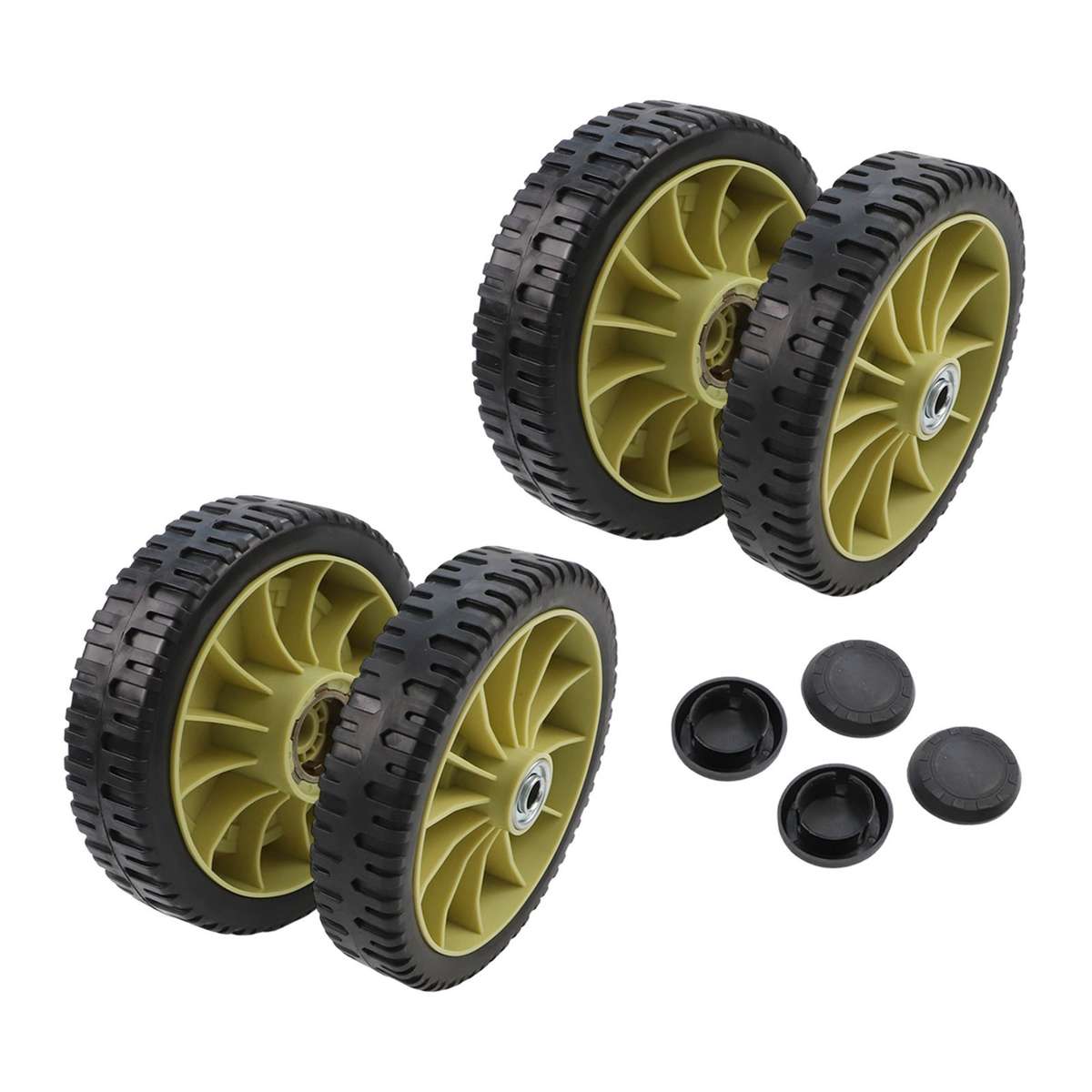 For Honda Lawn Mower Wheel Replacement Kit 20CM Front & Rear Wheels (4-Pack)