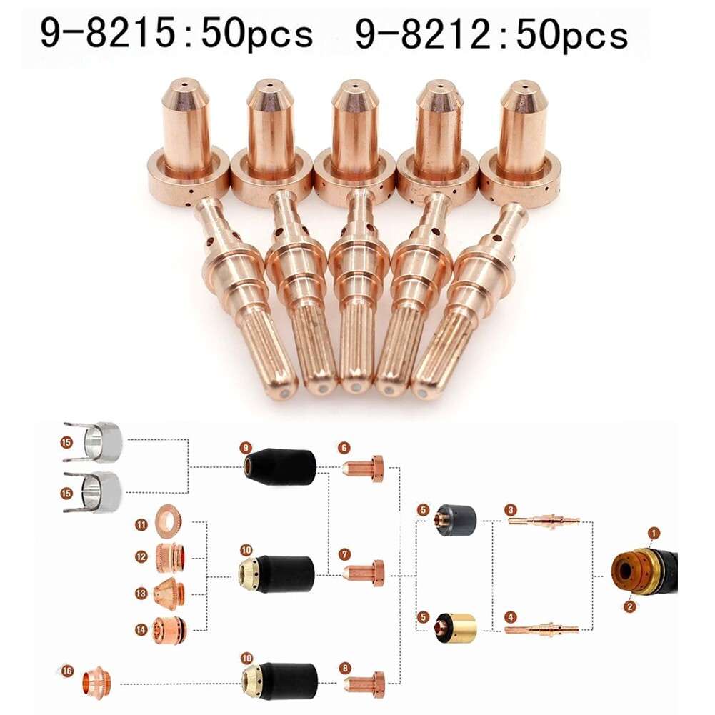 Plasma Cutting Torch Tools 9-8215 9-8212 Brand New Electrode Tips Nozzles