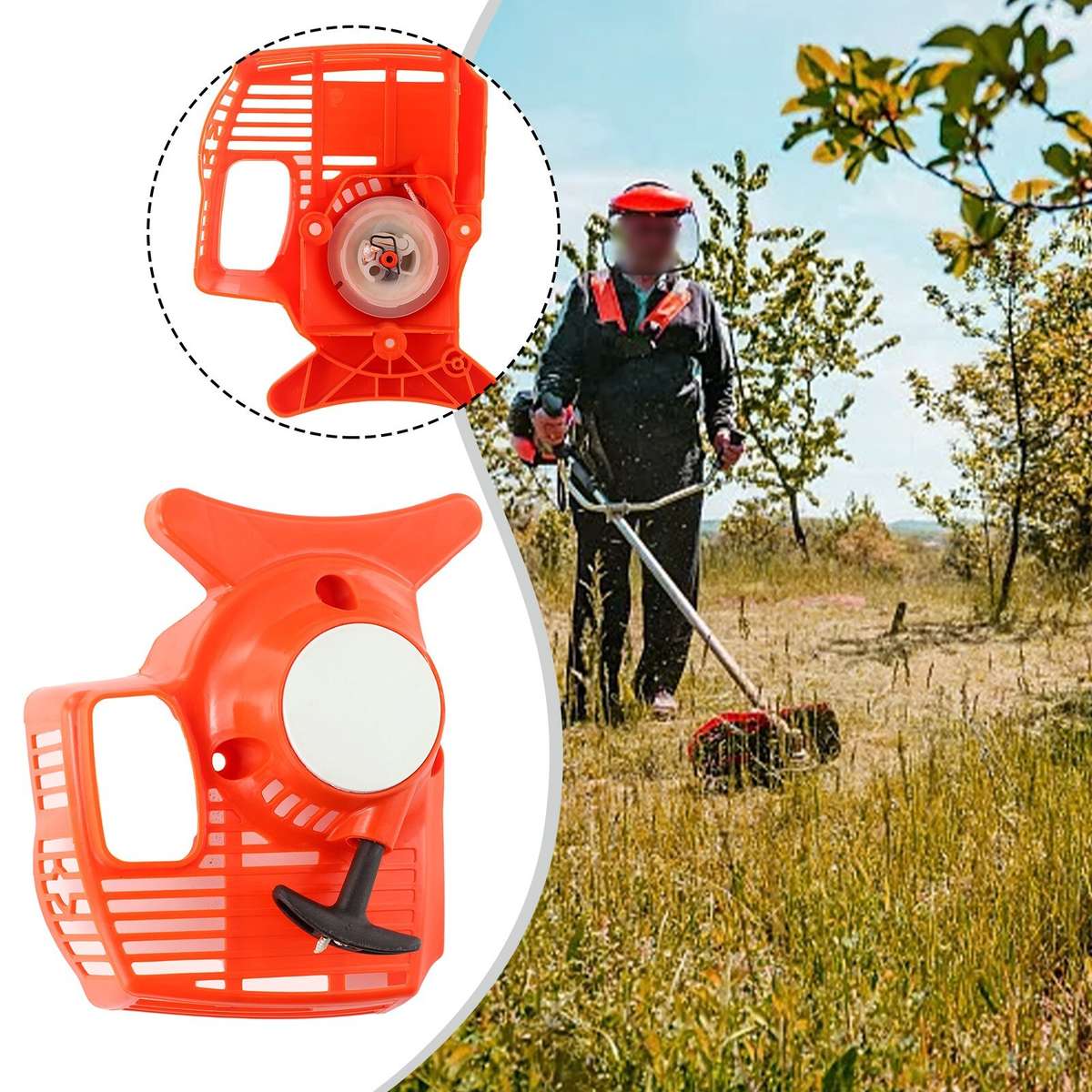 Pull Recoil Starter FS55R For Stihl Pull Recoil Starter 1pcs 4140 190 4009