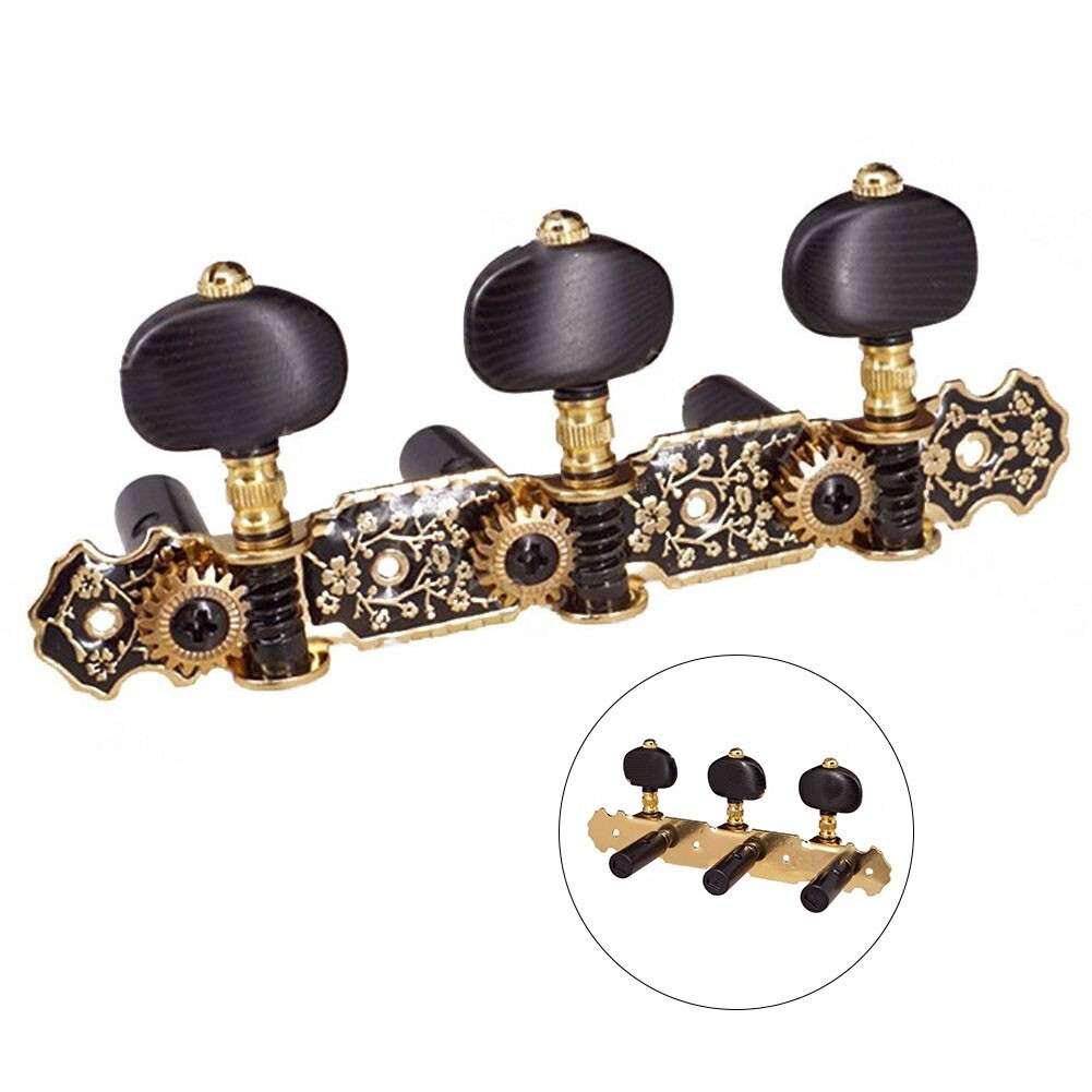 Set Of 2 Classical Guitar Tuners Tuning Pegs Classic Machine Heads Accessories