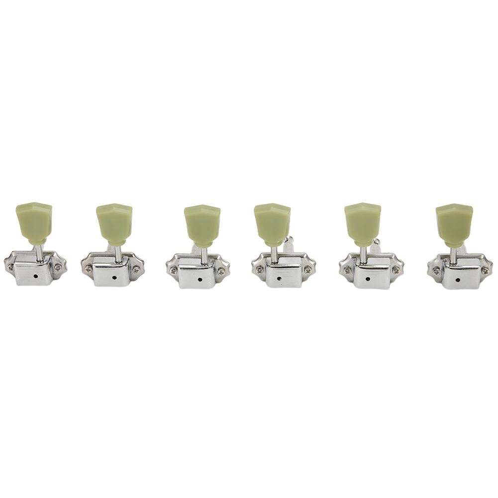 3R+3L Deluxe Guitar Tuning Pegs Keys Machine Heads Tuners For Gibson Style Kit