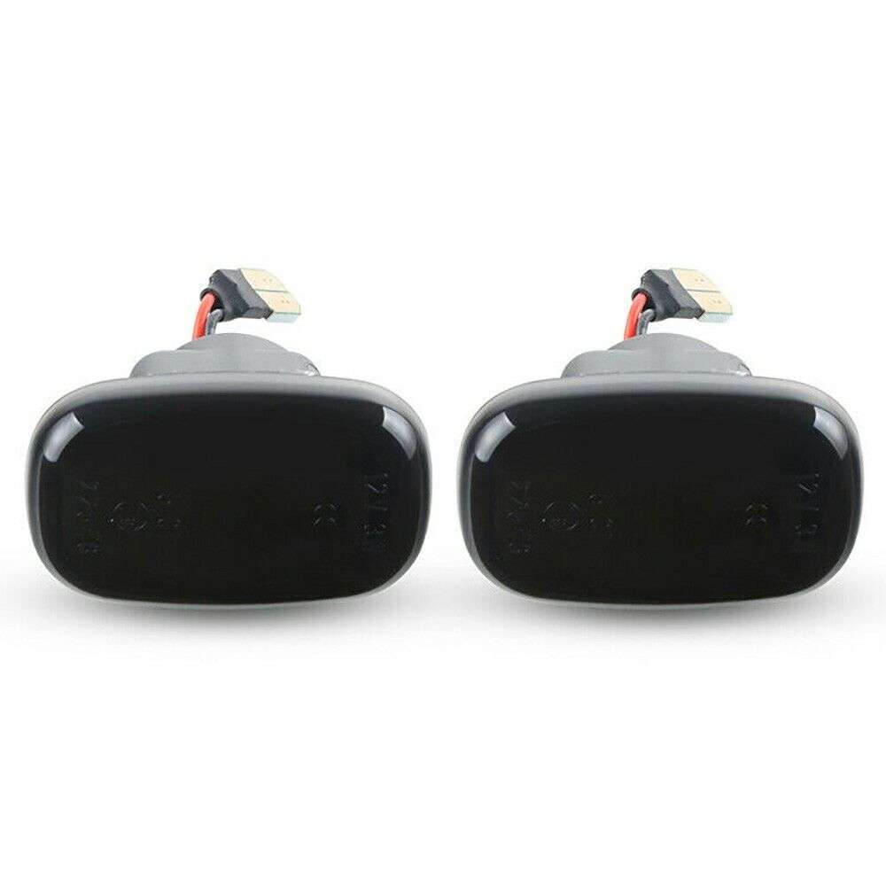 2*Dynamic Smoked LED Side Marker Lights Lens Fender For Toyota SR5 for VIGO