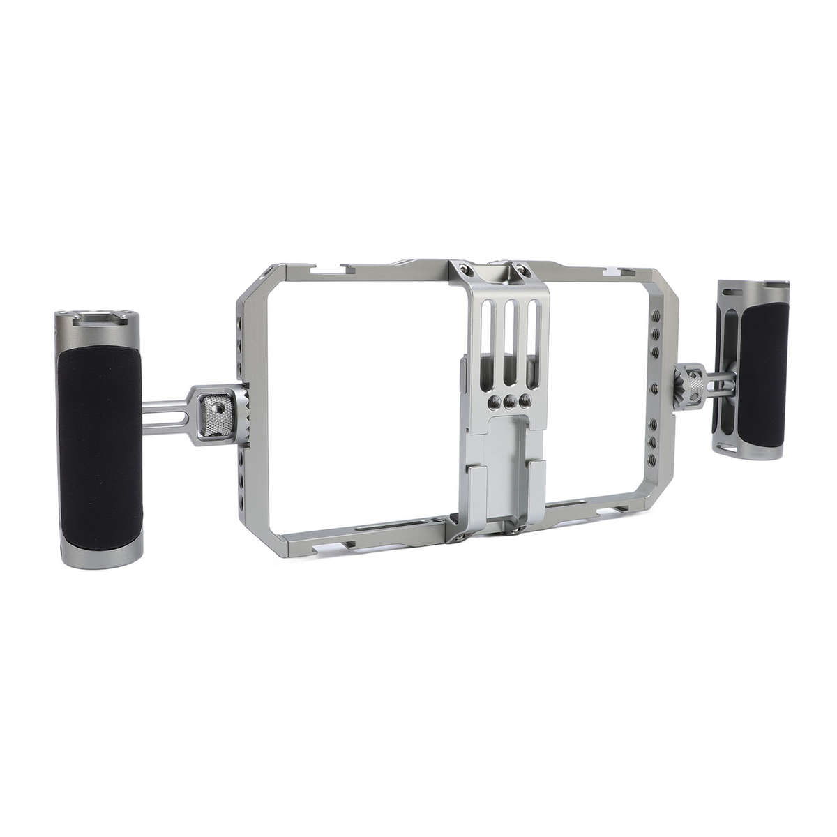 Smartphone Video Rig Kit Anti Shake Silicone Handles Handheld Phone Cage Kit