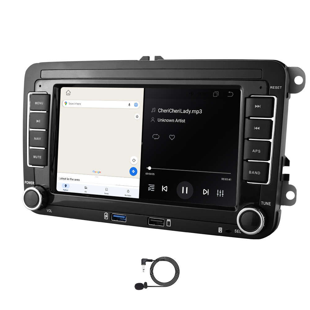 7" Android Auto 12 Car Stereo Radio GPS HeadUnit CarPlay DSP 8-Core For VW Jetta