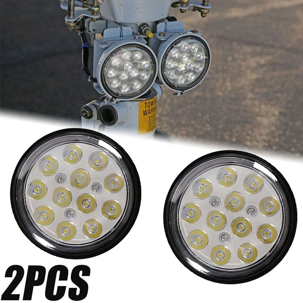 3000 Lumens PAR36 4-1/2" LED White Spot Aviation Grade Aircraft Landing Light
