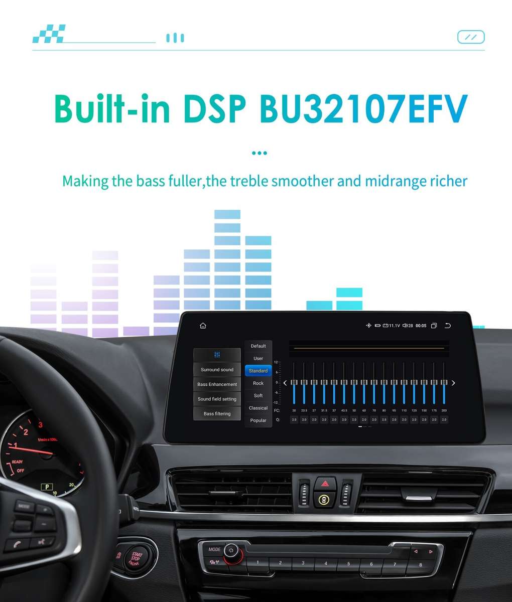 10.25" Screen For BMW X1 F48 Carplay GPS Android Auto Navi GPS Car Stereo 4Core
