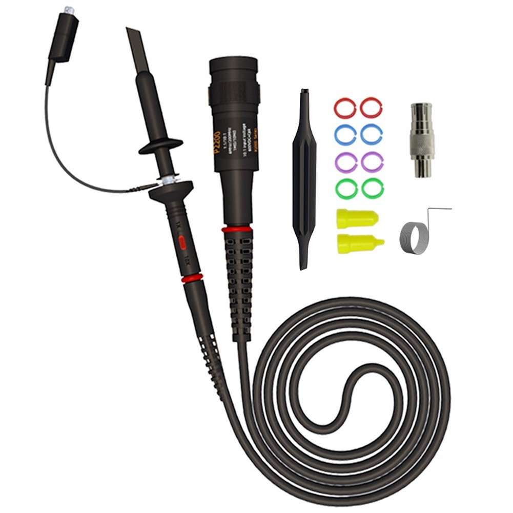 Sleek Design 200MHz Oscilloscope Probe Kit With Enhanced Functionality