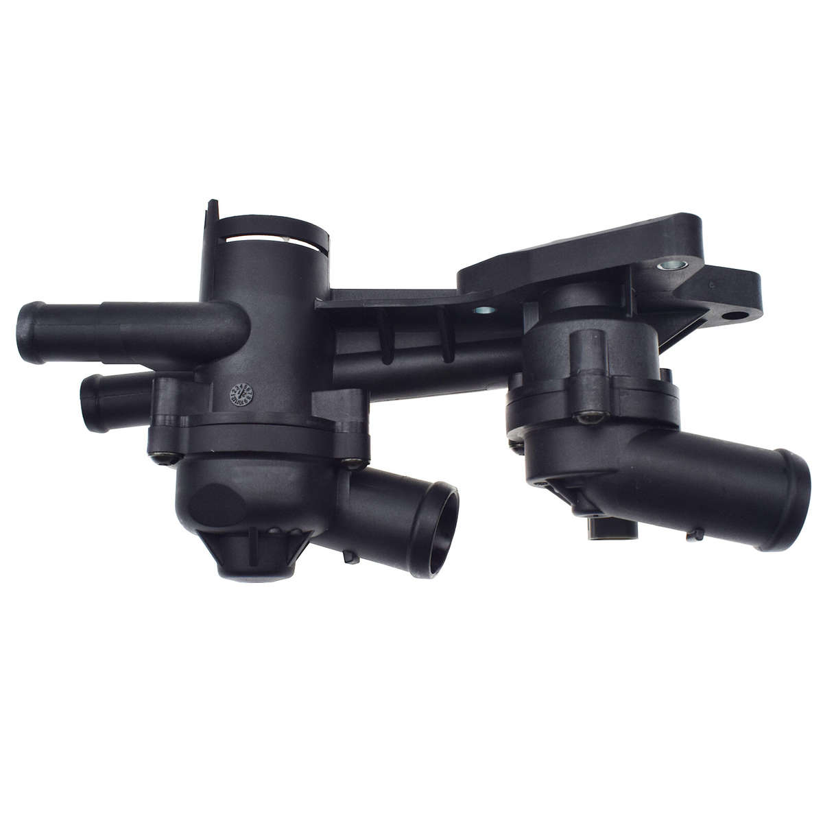 03C121111AE Coolant Thermostat Housing Assembly Black For VW Jetta Vento Audi A1