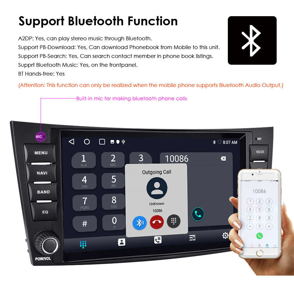 For Mercedes-Benz E-W211 8" Android 12 Car Stereo CarPlay GPS Radio Headunit RDS