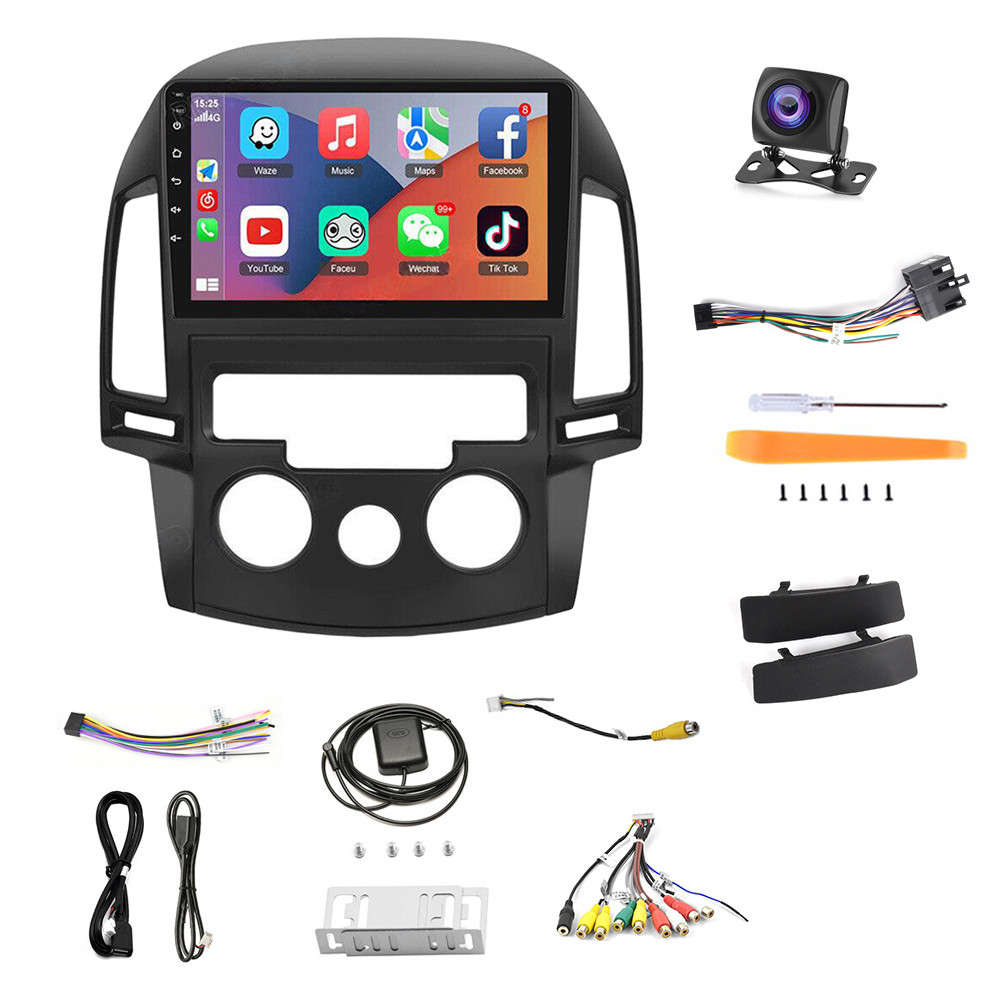 Radio Carplay GPS Navigation Player Fit for Hyundai I30 2006-10/2011 Manual AC