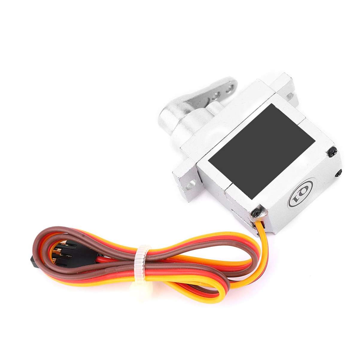 ((Silver)9g Metal Servo Steering Engine Accessory Fit For WPL B1 B14 B16 CW