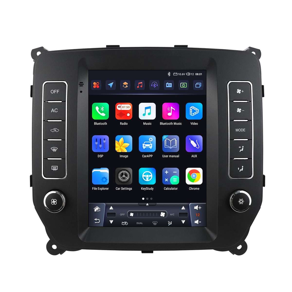 8+128G 9.7"Android Carplay Radio Stereo For Chevrolet Silverado GMC Sierre 14-18