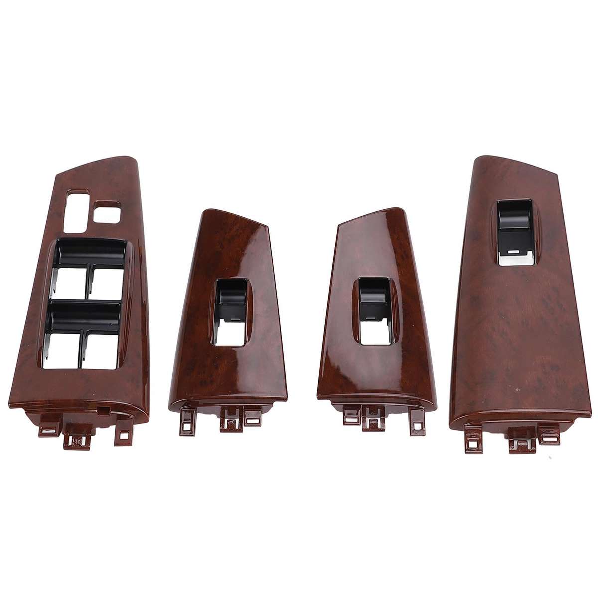 4pcs Window Switch Panel Set Front Rear Left Right Door Window Control Switch