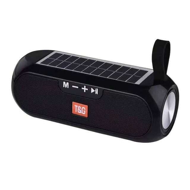 Bluetooth Speaker Portable Wireless 3D Stereo Music Box Solar Power Bank Outdoor