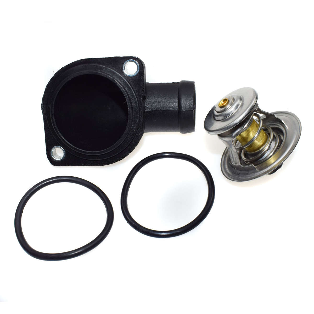 Coolant Water Hose Connector Pipe W/ Thermostat for VW Jetta Passat 055121121F