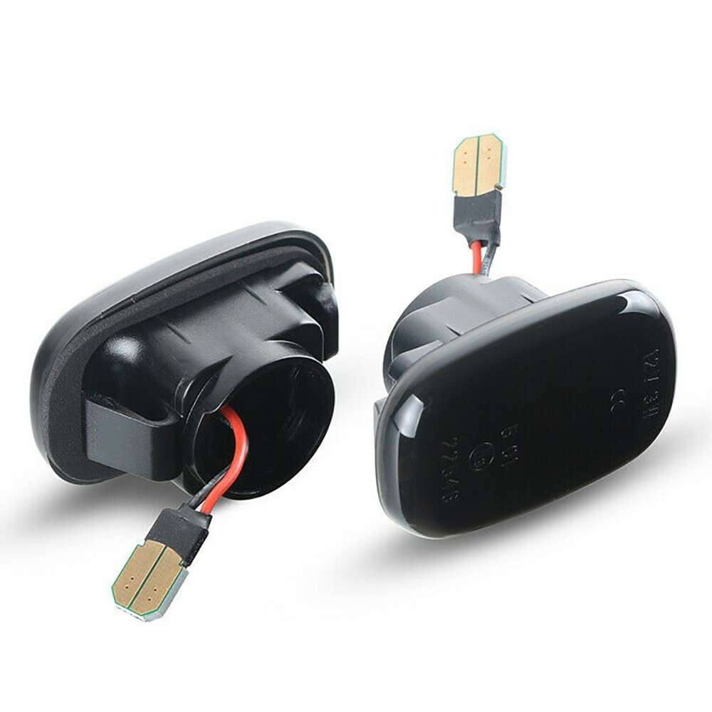 2*Dynamic Smoked LED Side Marker Lights Lens Fender For Toyota SR5 for VIGO