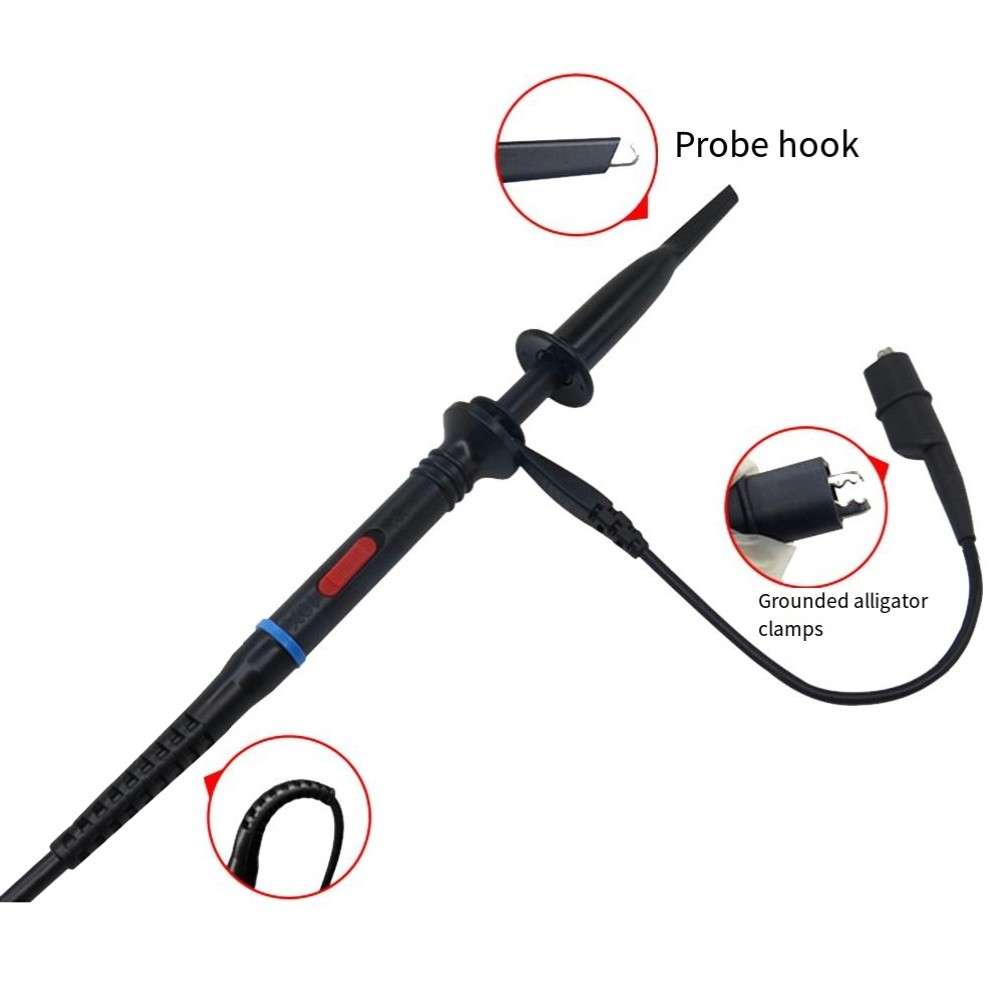 Sleek Design 200MHz Oscilloscope Probe Kit With Enhanced Functionality