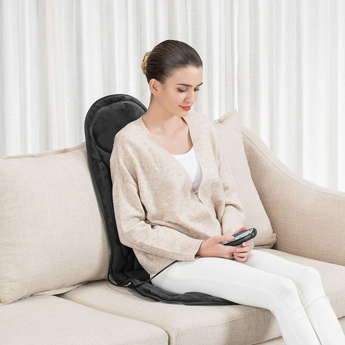 Cushion Massage Full Seat with Heat 5 Massage Points