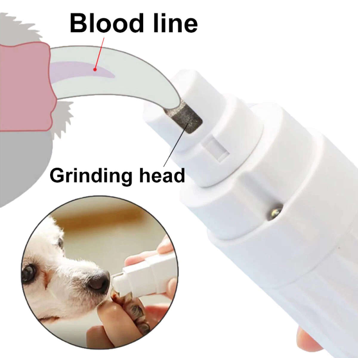 Electric Pet Nail Grinder for Pets