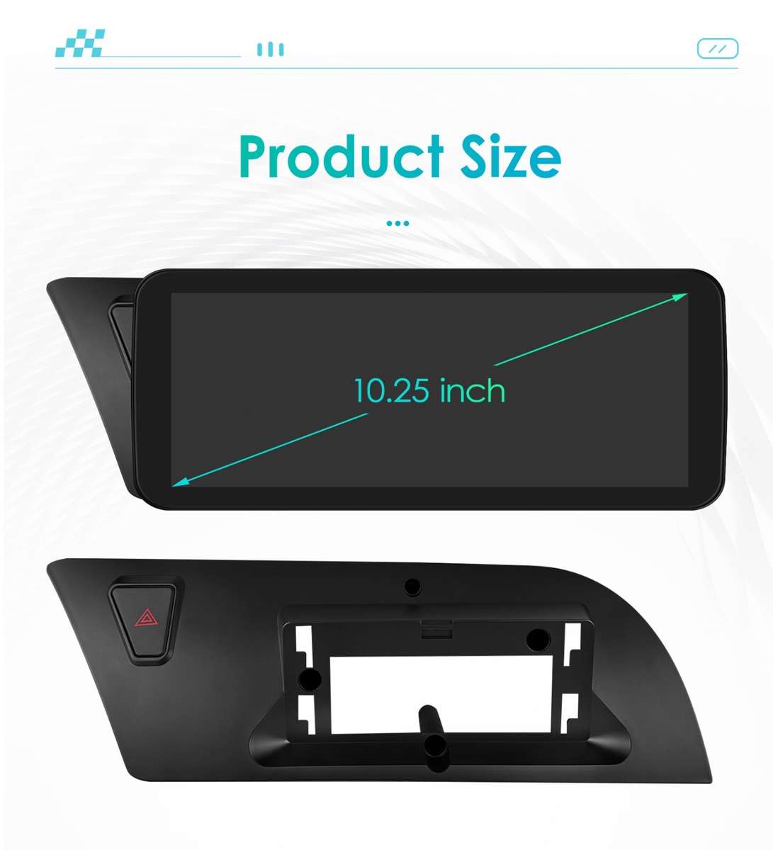 10.25" TouchScreen Carplay for AUDI A4 A5 2009-2016 Headunit Radio BT Android 13