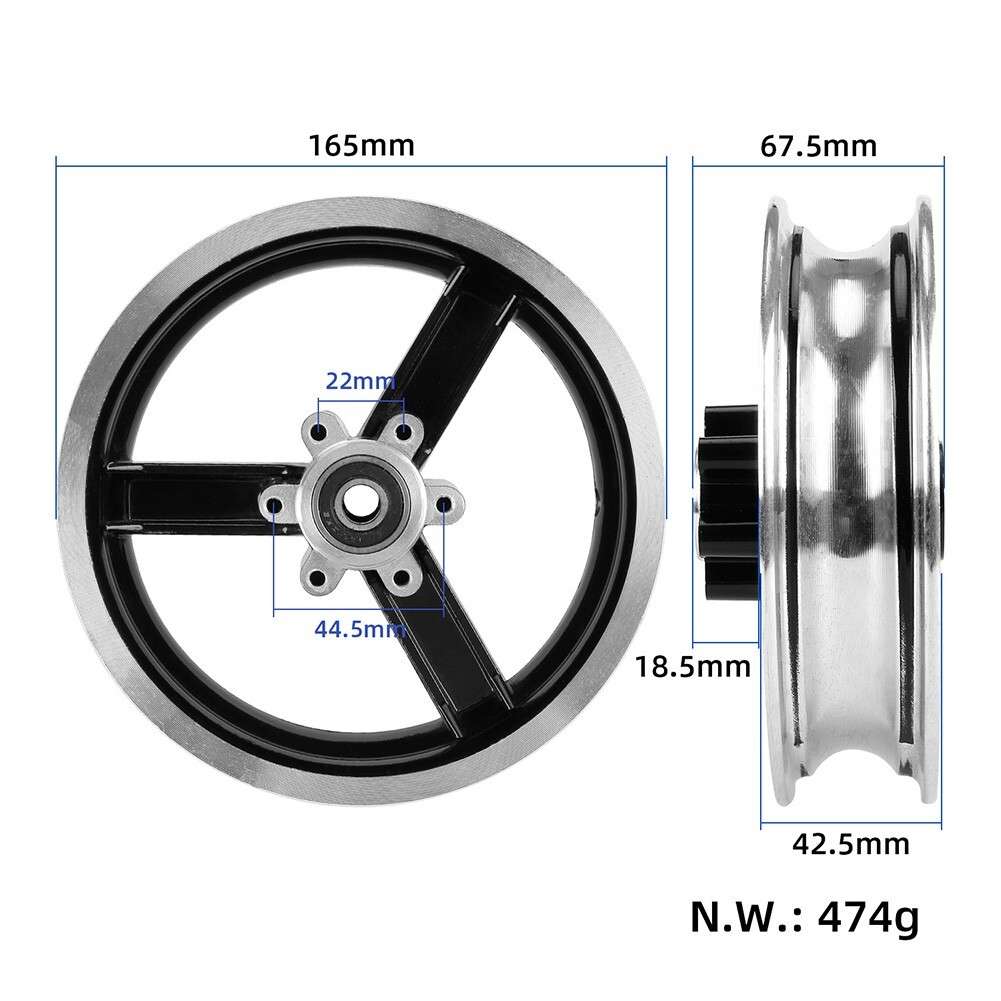 Make Your Electric Scooter Look Amazing With 10 Inch Wheel Hub Rim For