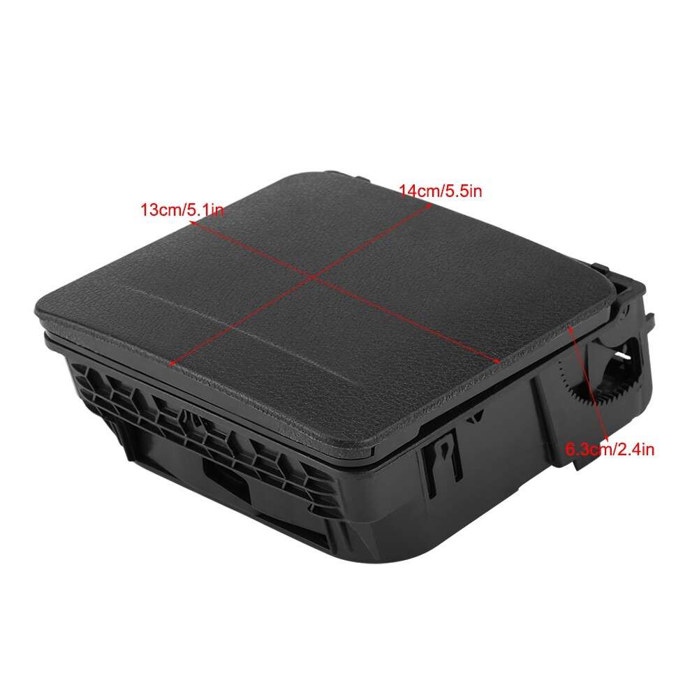 Car Auto Rear Armrest Central Console Cup Holder For GTI MK5 MK6