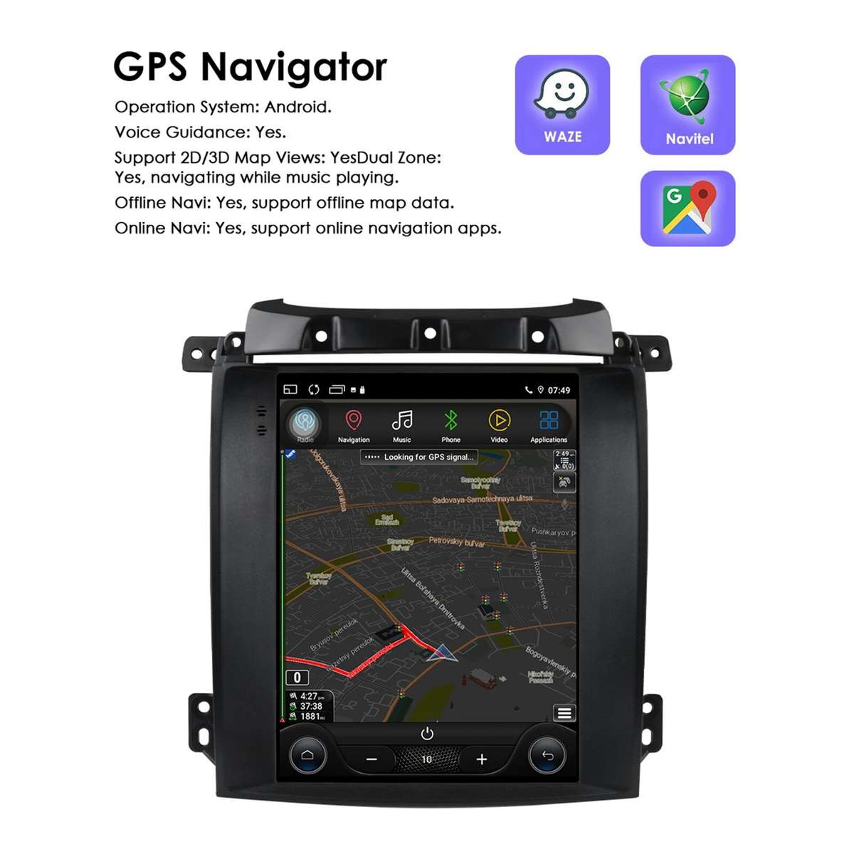9.7" For 2002-2006 Kia Sorento Android 13 Car Radio Stereo GPS Navigation 8Core