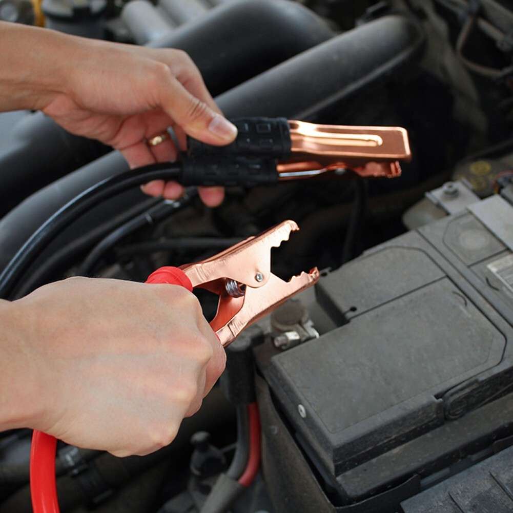 500A 1.8m Car Battery Cable Booster Cable Double-ended With Clamps Clips