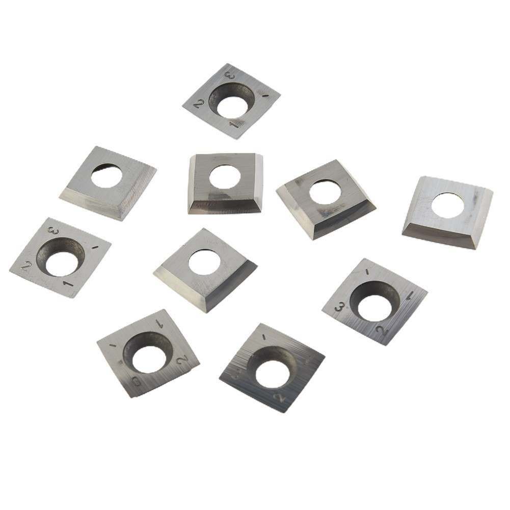 10 Pcs/box 15x15x2.5mm-R150-4R0.5 Square Carbide Cutter Inserts Replacement
