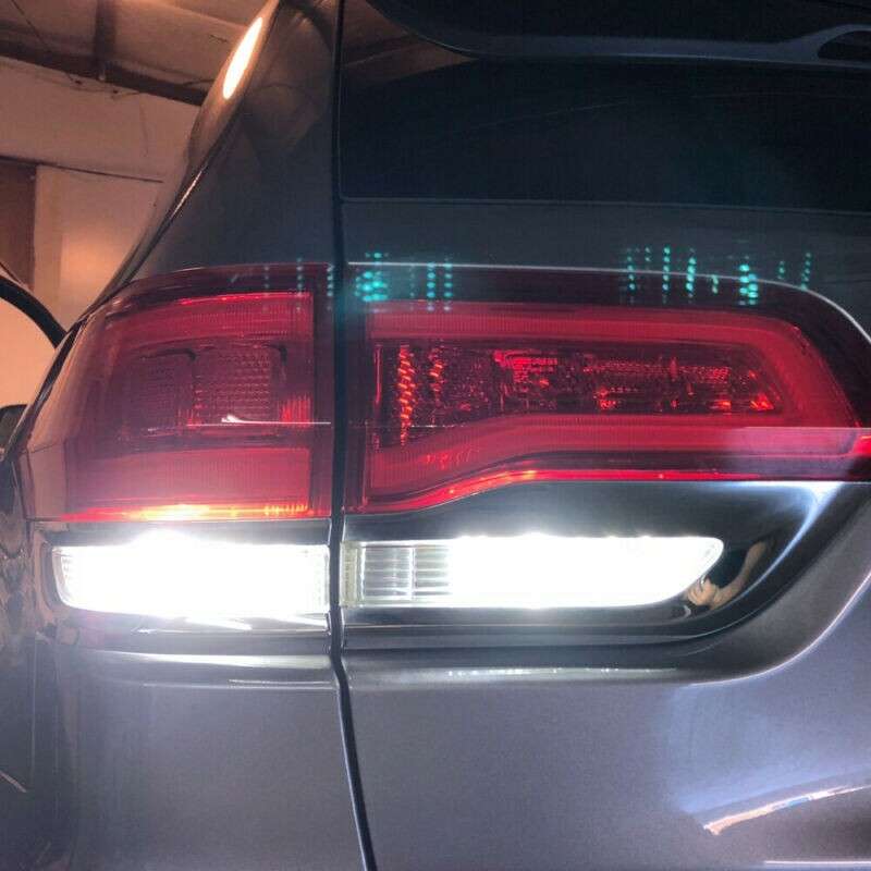 4 Bright White LED Backup Reverse Lights Bulbs For Jeep Grand Cherokee 2011-2020