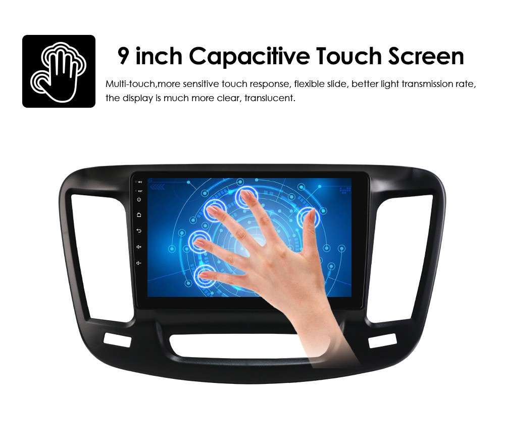 Carplay Android 14 For 2015-2019 Chrysler 200 200C 200S Car Stereo GPS Sat Navi