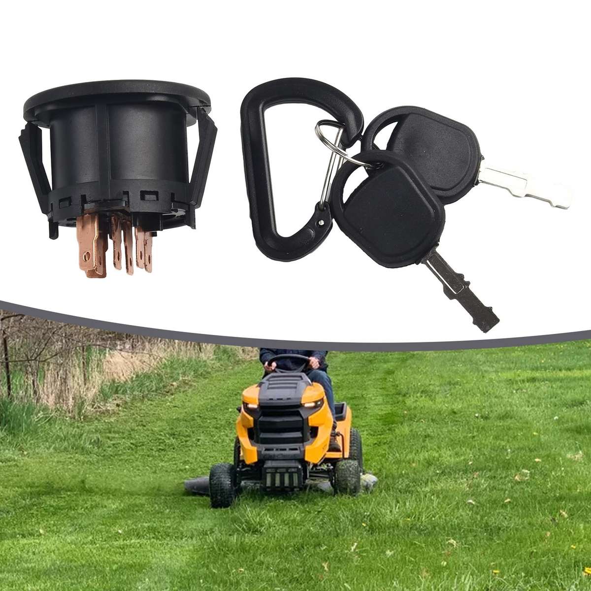 Key Switch Replacement For Cadet And for TROYBILT Riding Mowers