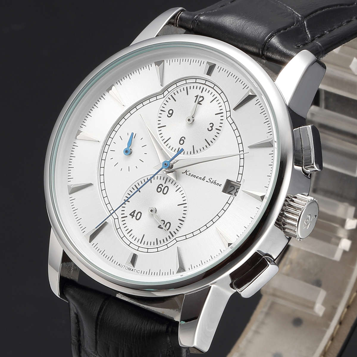 KRONEN & SOHNE Luxury Chronograph Racer Automatic Watch BRAND NEW