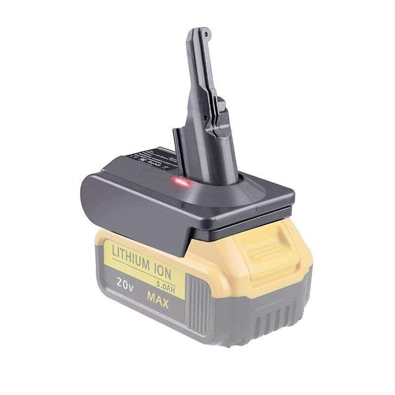 V8 Battery Adapter for Dewalt 20V Li-ion Battery Convert to For Dyson V8 Series