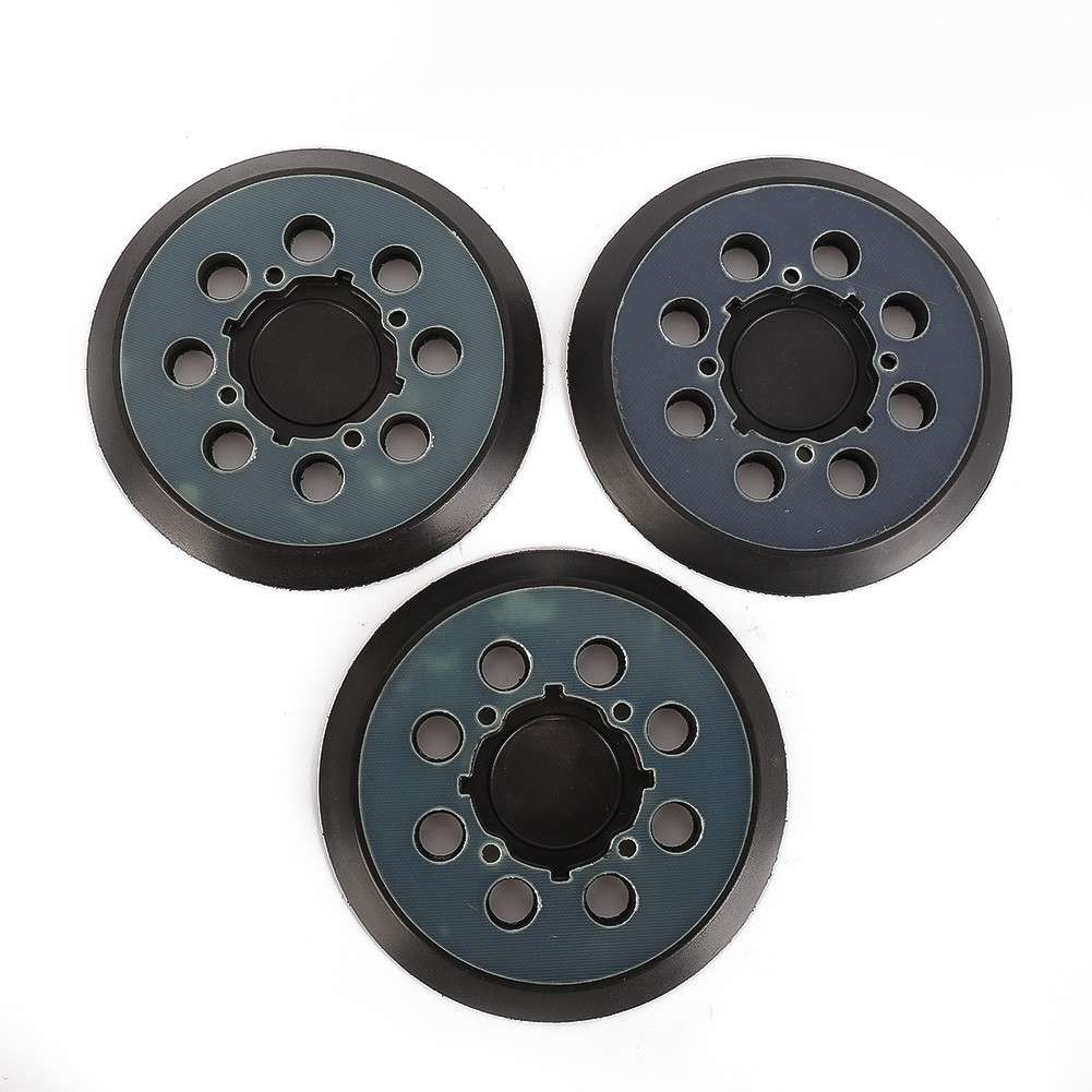 3PCS 5/125mm 8 Holes Hook&Loop Sanding Pad Backing For PADS For DWE6423 Sander