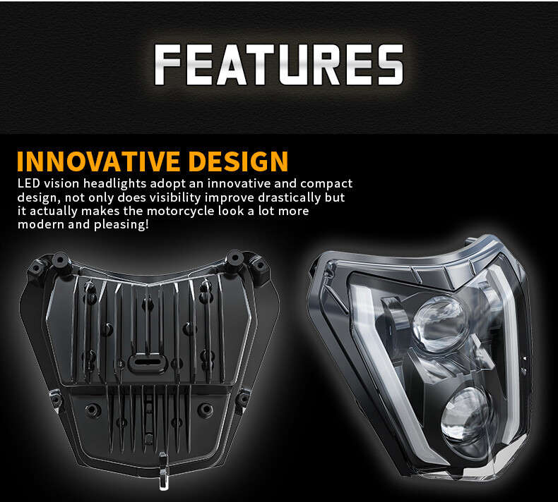 LED Headlight H/L beam DRL For KTM EXC XCW SX 125 250 350 450 500 SMC-R 690