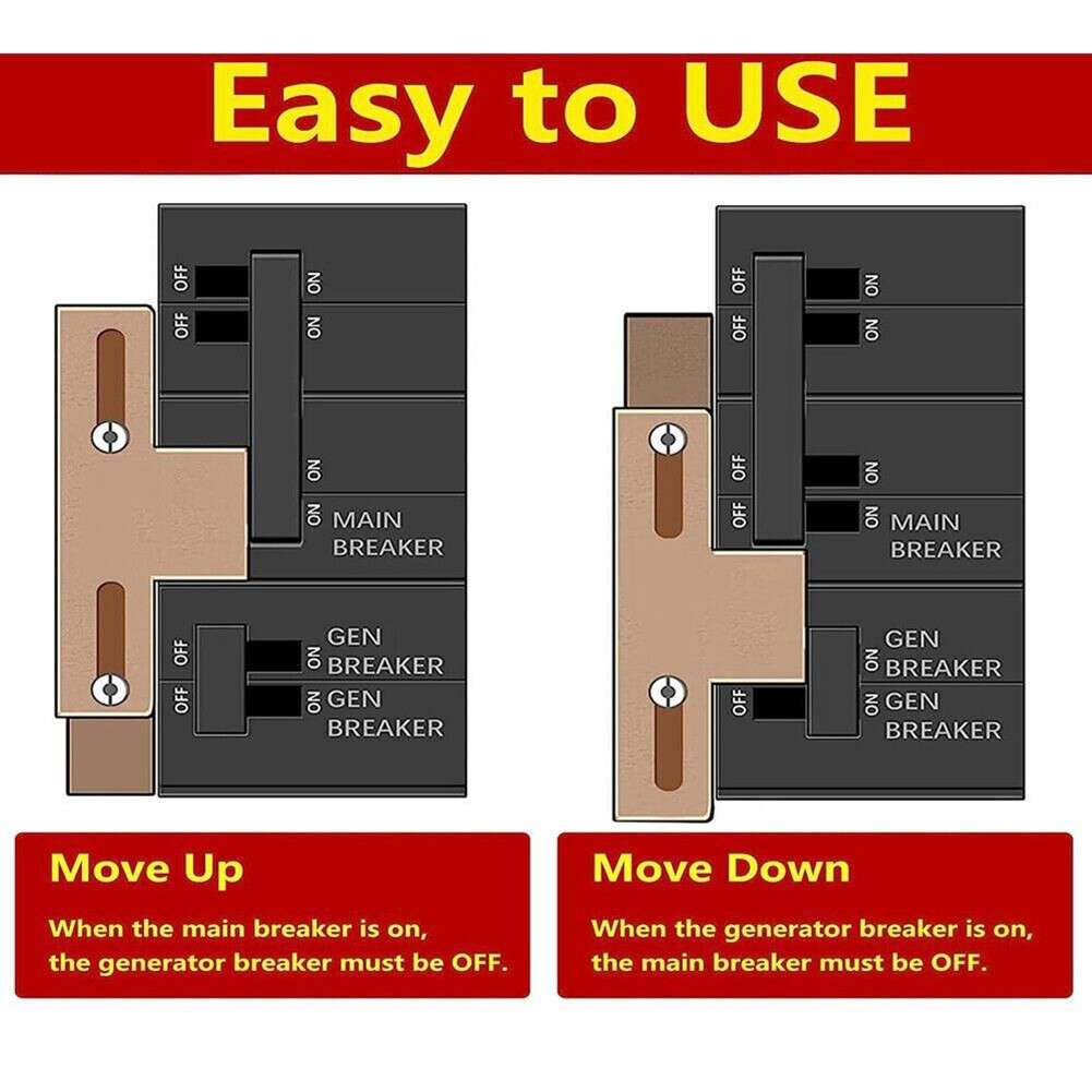 Generator Interlock Kit For Homeline Meter Main 150 200 Amp Breaker-Square