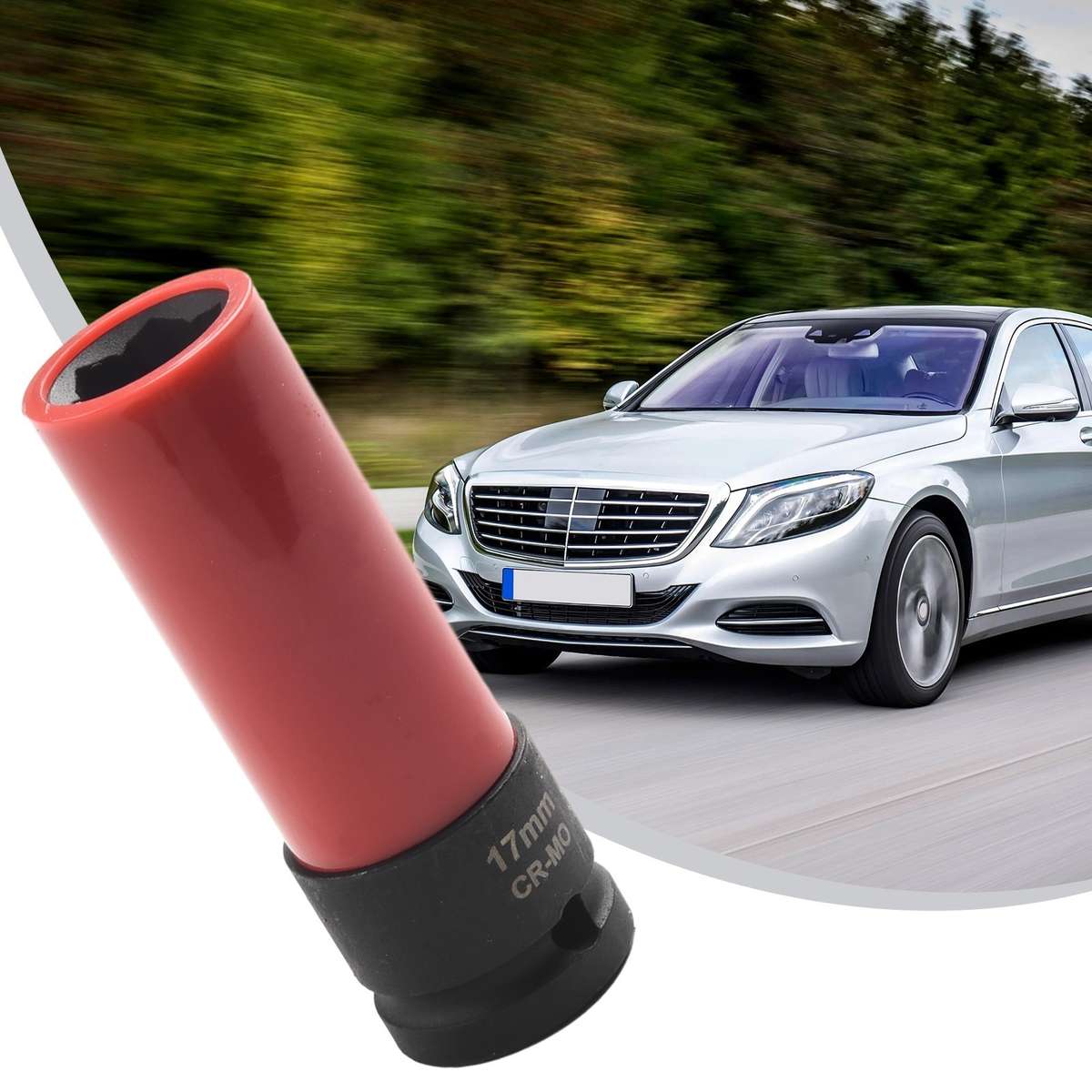 17mm Wheel Lock Nut Removal Socket Wrench For S Series W221 Tyre