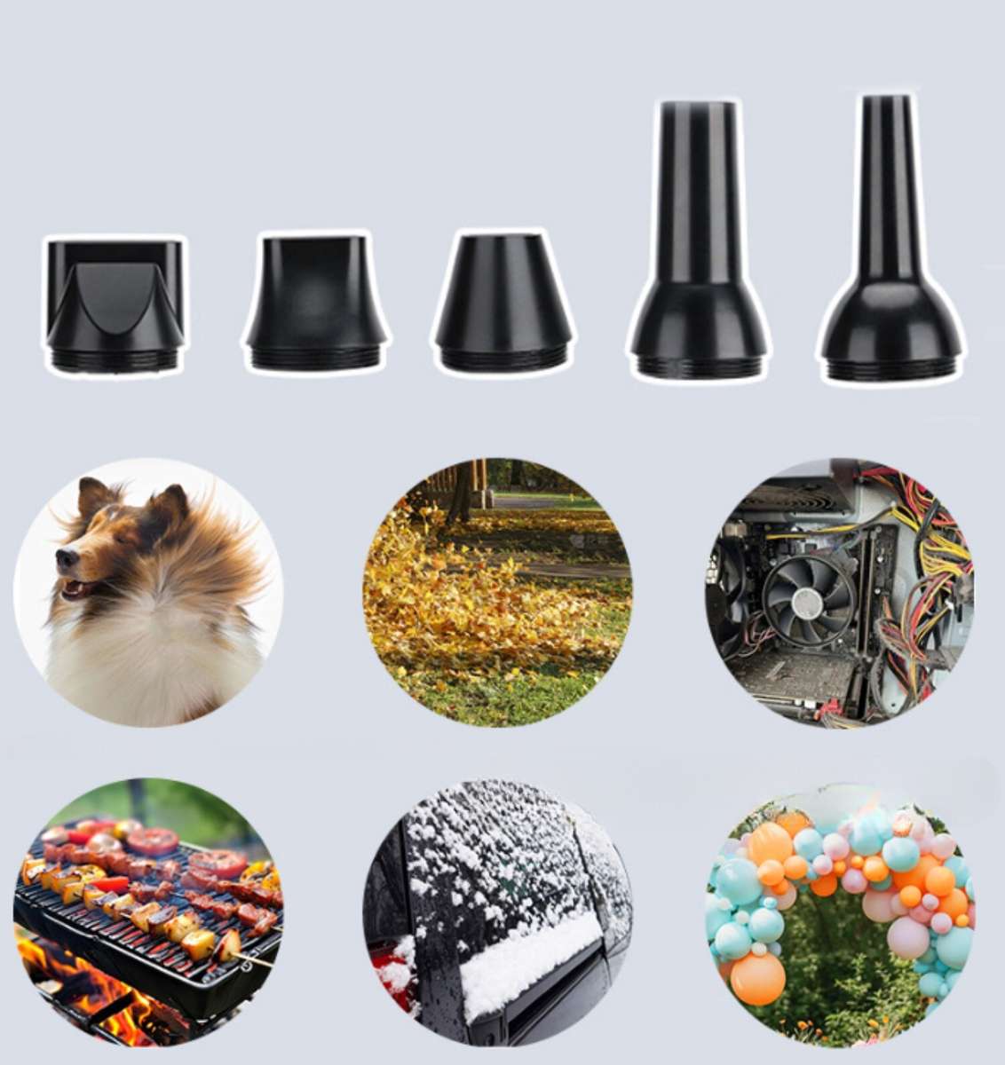 350W Cordless Handheld Leaf Blower For Ryobi 18V Violent Blower Mini Jet Fan