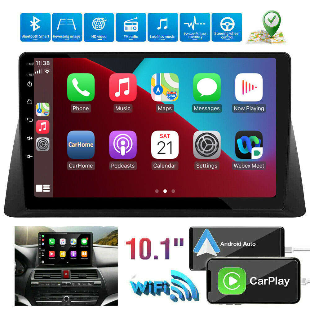 For HONDA ACCORD 2008 2009 2010-2013 GPS Car Android Stereo Apple Carplay Radio