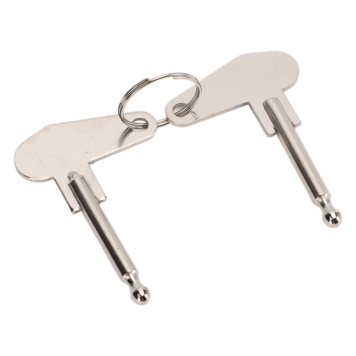 Car 2pcs Ignition Key Metal 5mm Diameter Vintage Universal For Tractor Excavator