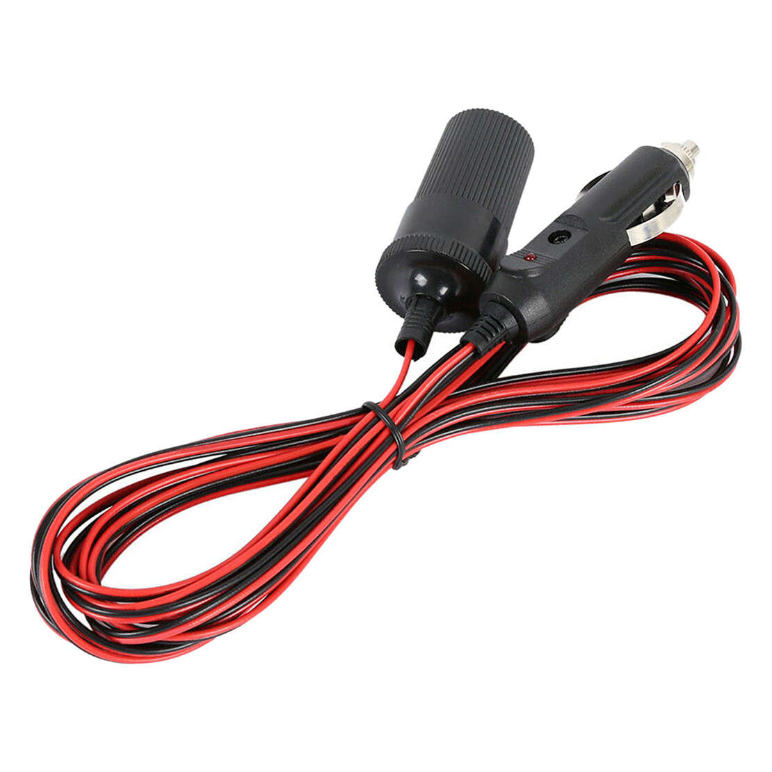 Car 1x Cigarette Lighter Socket Extension Cord Cable 16 ft Universal