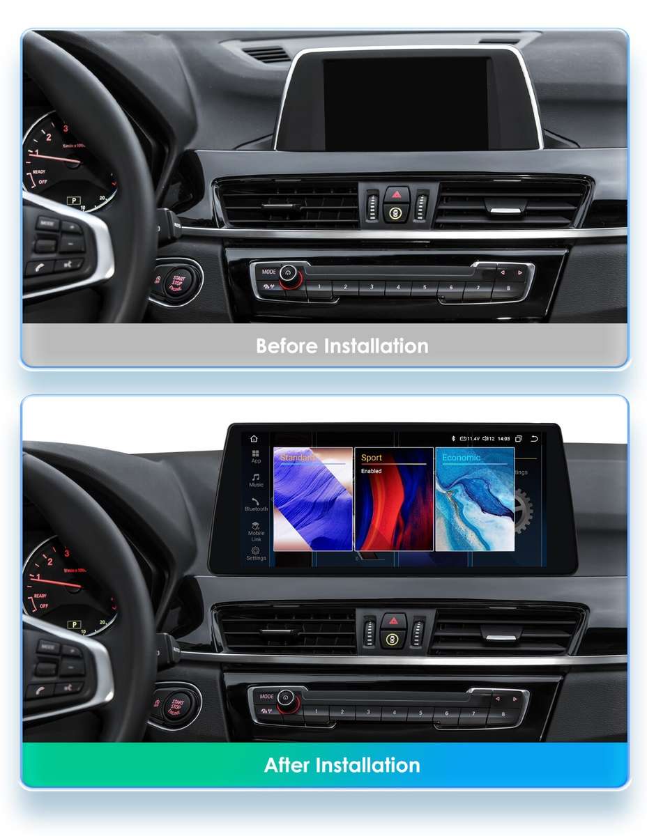 10.25" Screen For BMW X1 F48 Carplay GPS Android Auto Navi GPS Car Stereo 4Core