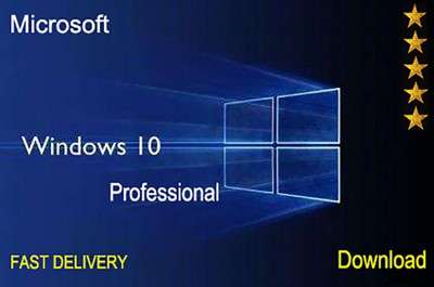 Microsoft Windows 10 Pro Professional 32/ 64bit