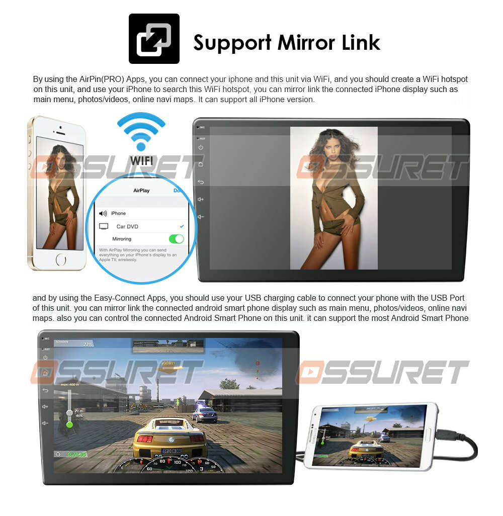 For 2011-2017 Ford Focus 9"Android 12 Car Stereo Radio GPS WiFi Apple CarPlay FM